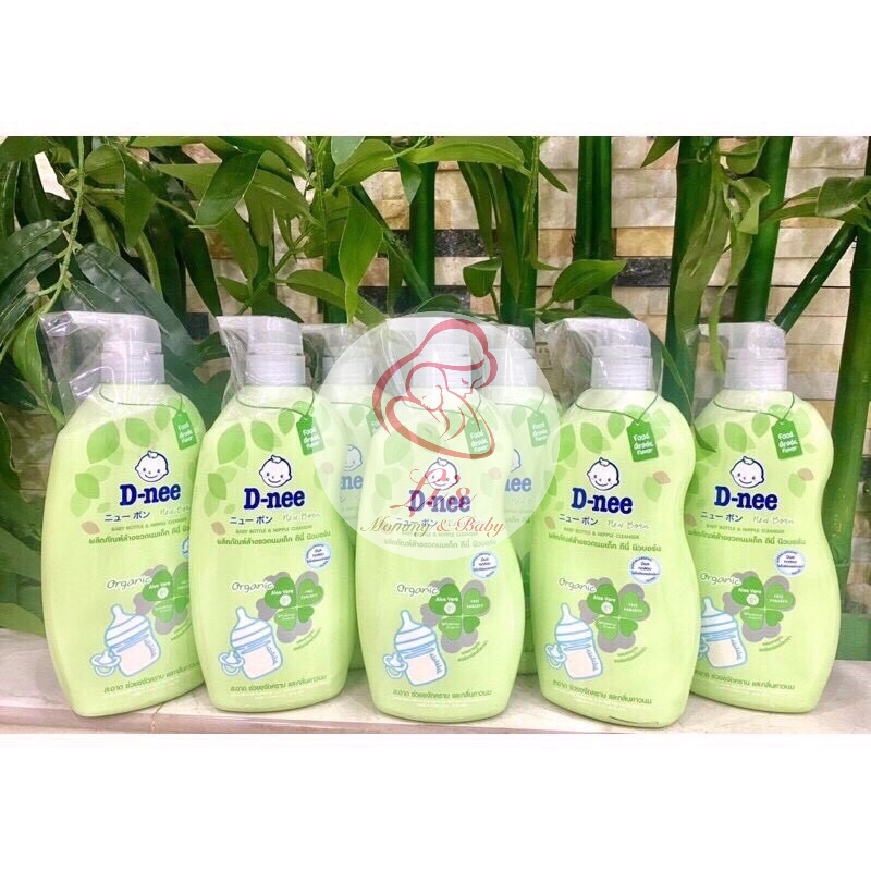 Nước rửa bình sữa Dnee Organic Thái Lan vệ sinh bình sữa núm ti an toàn cho mẹ và bé Mã NRB390