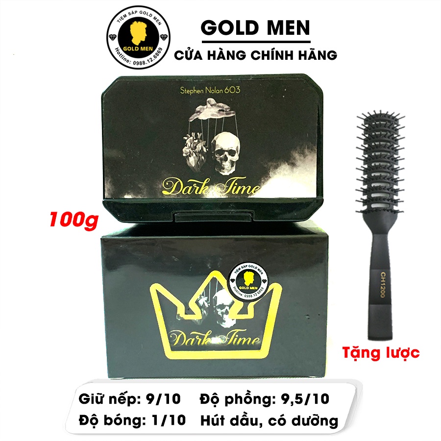 Sáp Vuốt Tóc Dark Time 56g - 100g + Tặng lược