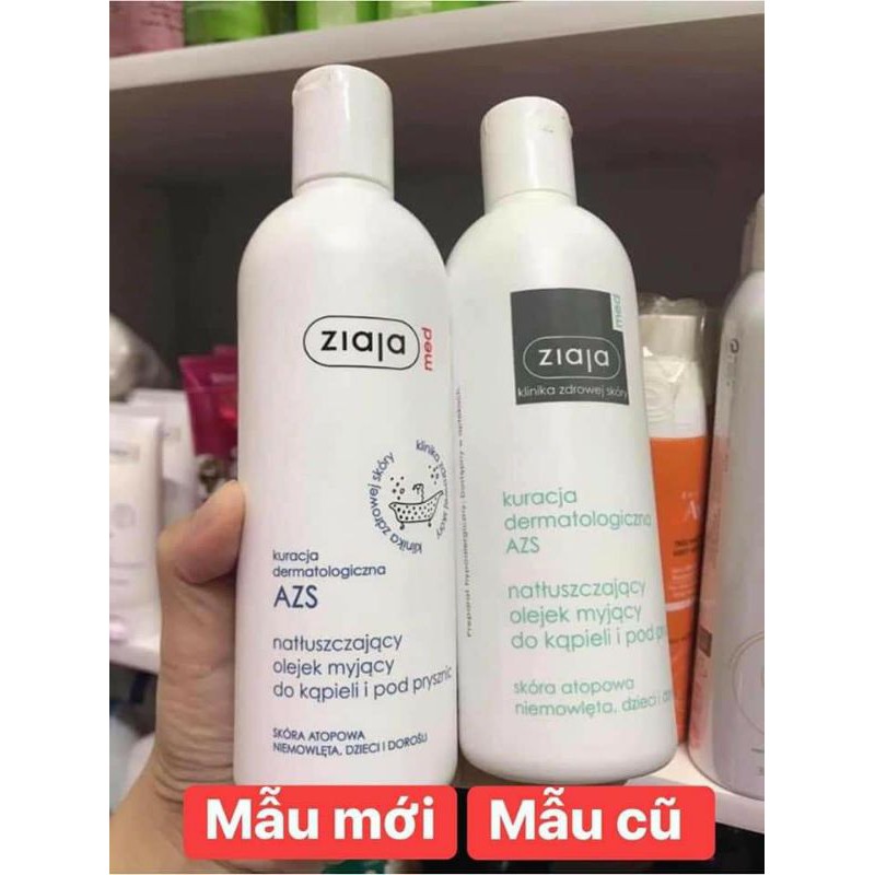 [ Chính hãng] Dầu tắm Ziaja Med Atopy  Azs 270ml | BigBuy360 - bigbuy360.vn