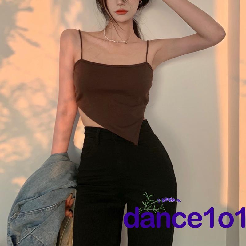 Áo hai dây màu sắc thời trang mùa hè cho nữ