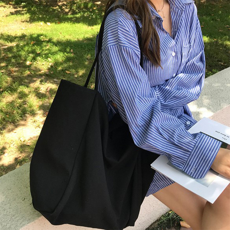 Túi Xách Canvas Phong Cách Hàn Quốc Thời Trang Cho Nữ
