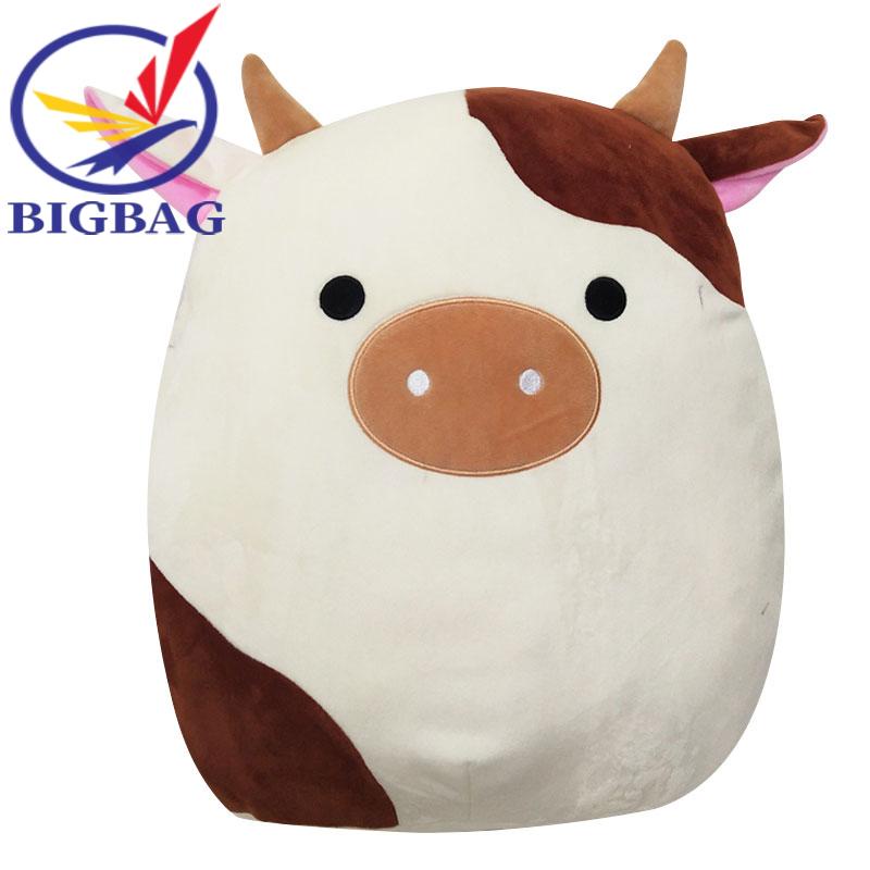 Đồ chơi nhồi bông Hình Con Bò Mềm Mại Kích Thước 30cm