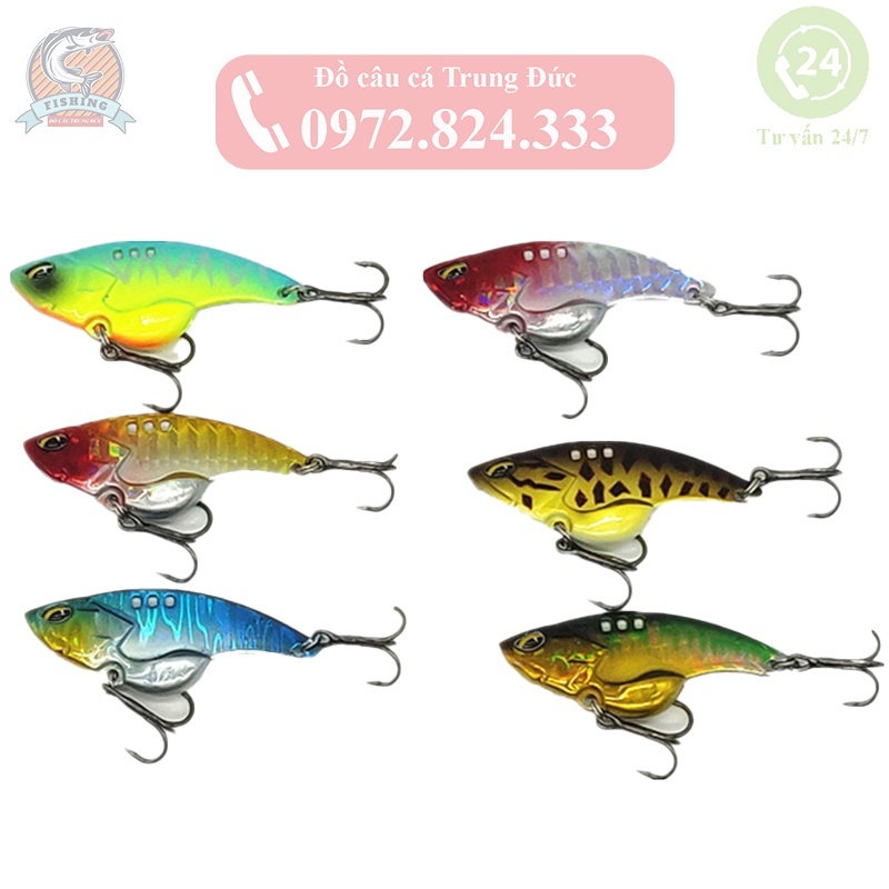 Mồi giả câu cá lure cá sắt VIB Fishense 9g chuyên câu cá lóc, cá chày, măng, chẽm