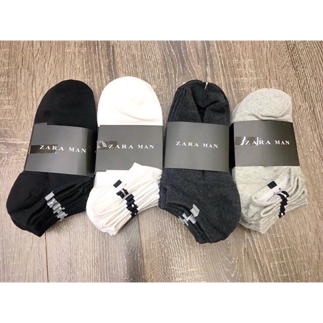 Tất Nam Zara Men Cổ Ngắn 2 Đôi