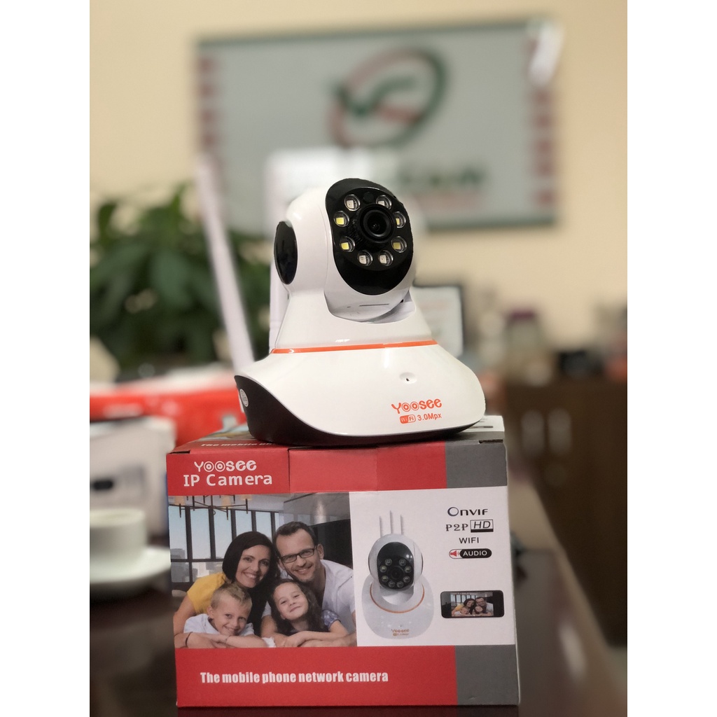 Combo Camera yoosee 3 anten kèm thẻ 16G