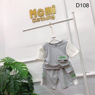 Set xám phối trắng D108