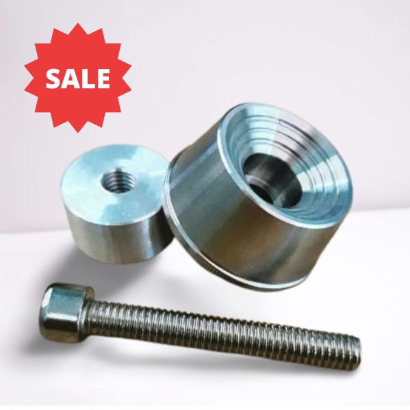 Gù tay lái xe máy Inox 304 cao cấp đặc kiểu thái chỉ âm gắn mọi loại xe , đồ chơi xe sirius - phụ kiện xe máy