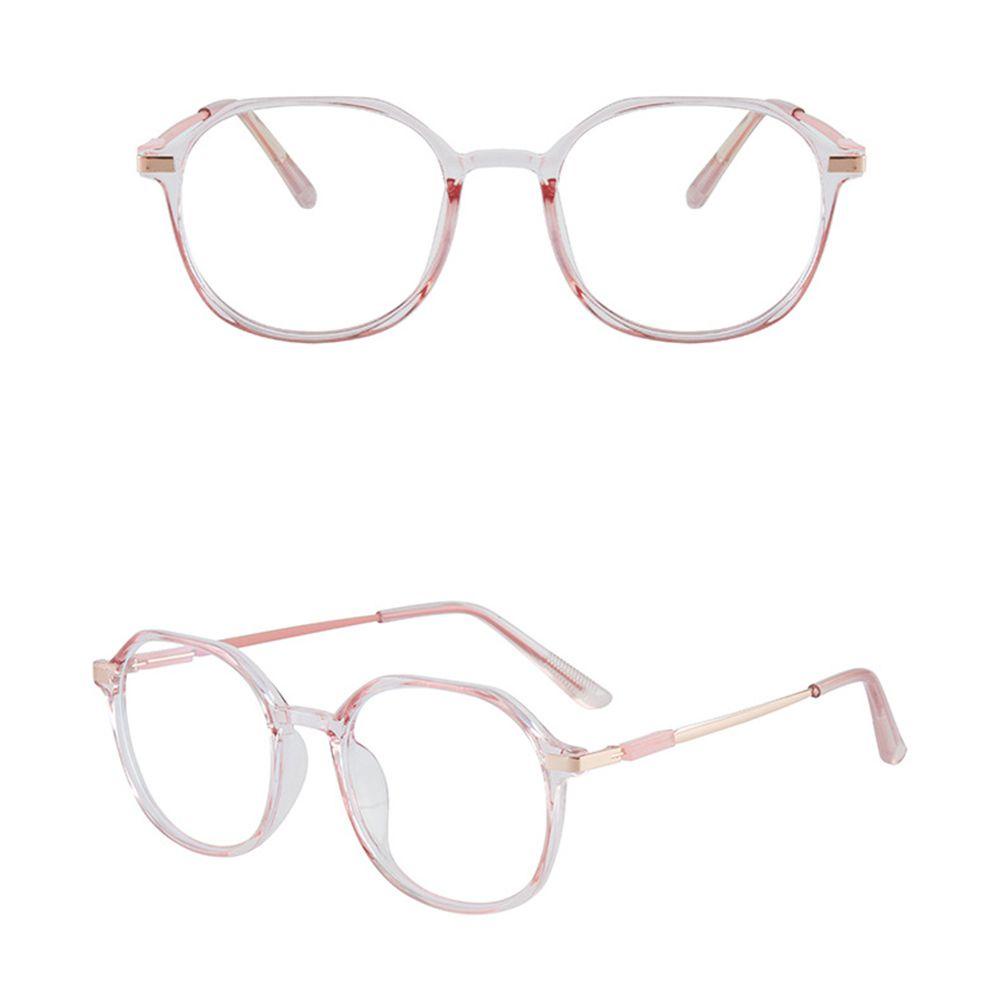 Mắt Kính Gọng Tròn Trong Suốt Chống Ánh Sáng Xanh Kiểu Hàn Quốc Cho Nam