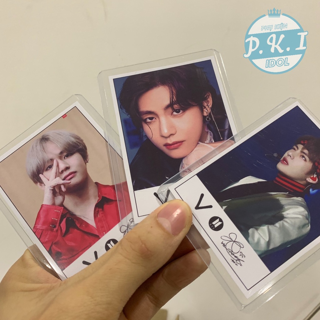 Bộ Lomo Card Kèm Chữ Kí V B.T.S - TẶNG KÈM 9 TOPLOADER BẢO VỆ