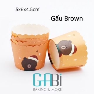 Lốc 50c Cup giấy cứng 5cm (nhiều mẫu)
