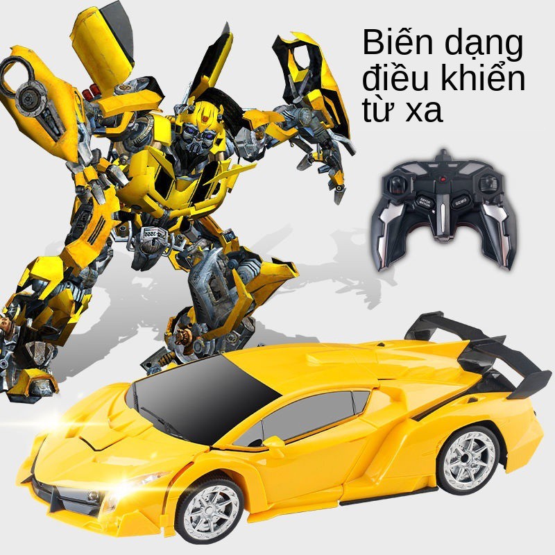 Ô tô điều khiển từ xa biến dạng cảm ứng Robot King Kong sạc Lamborghini Grand Racing Little Boy Children Toy Car
