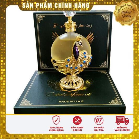 [𝑭𝑹𝑬𝑬𝑺𝑯𝑰𝑷] - ✦ CAO CẤP ✦ - Nước hoa tinh dầu Dubai con công mẫu thiết kế 15ml ( Mẫu lớn )