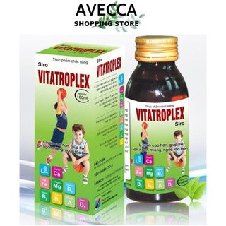 Siro Tăng Cường Sức Đề Kháng - Kích Thích Ăn Ngon - Ngừa Táo Bón Vitatroplex (100ML)