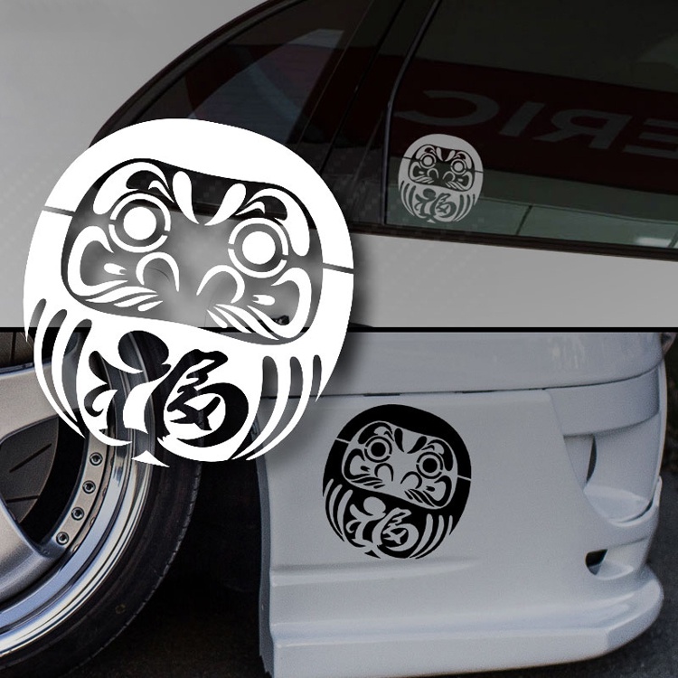 Miếng Dán Phản Quang Trang Trí Nắp Bình Xăng Xe Hơi P-a190 JDM