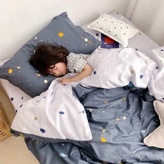 Set chăn ga cotton vũ trụ - đẹp, độc,lạ