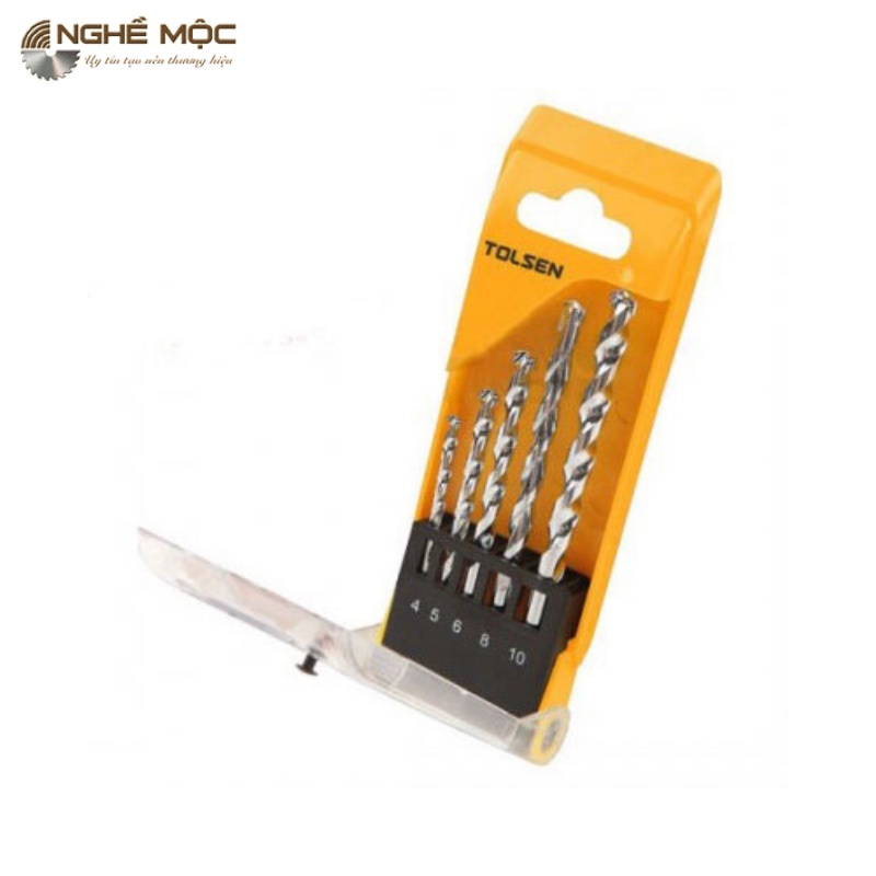 Bộ Mũi Khoan Tường 5 Cây Tolsen 75459 - Nghề Mộc