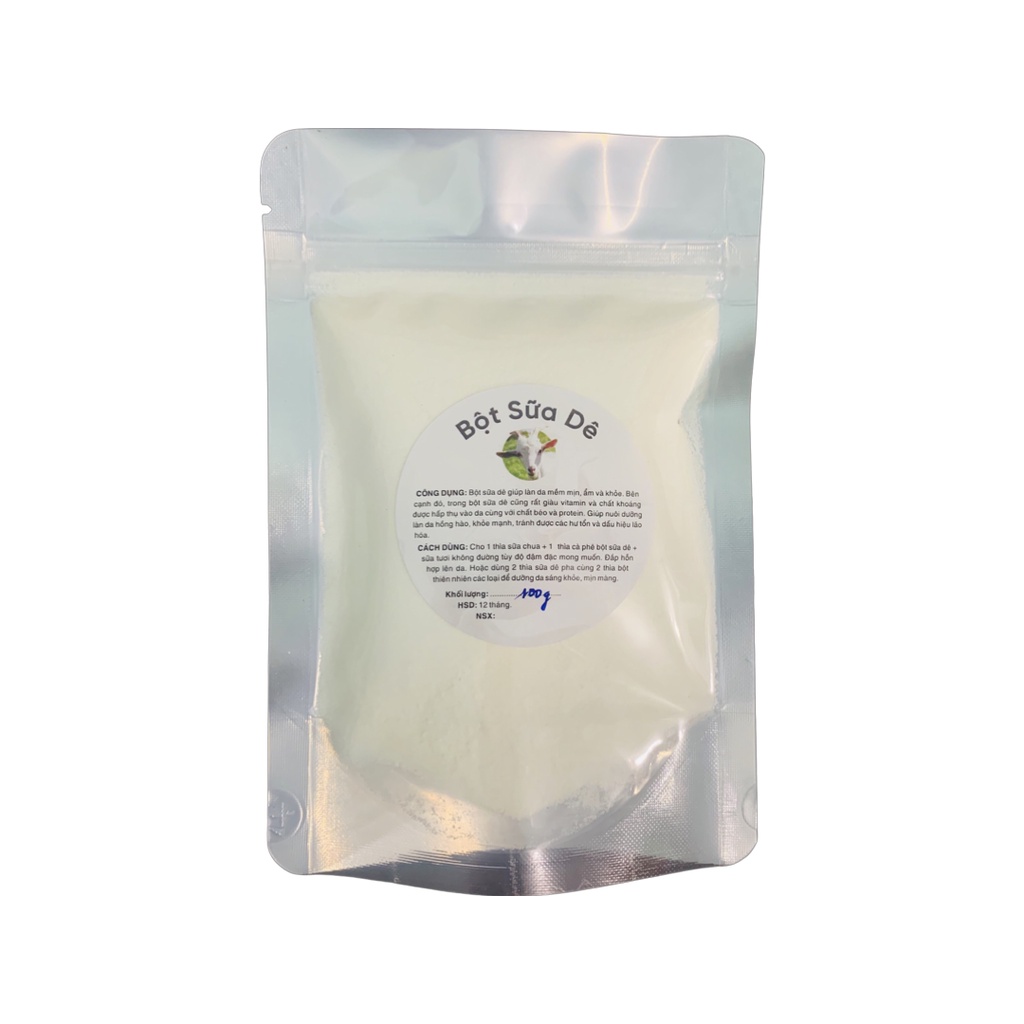Bột Sữa Dê/Bò Đắp Mặt Siêu Trắng