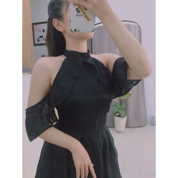 Đầm dự tiệc tay bèo cánh tiên Mincy Dress