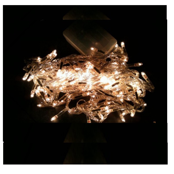 Đèn Dây Led Đom Đóm 2m Trang Trí Dùng Pin Hạt Nút