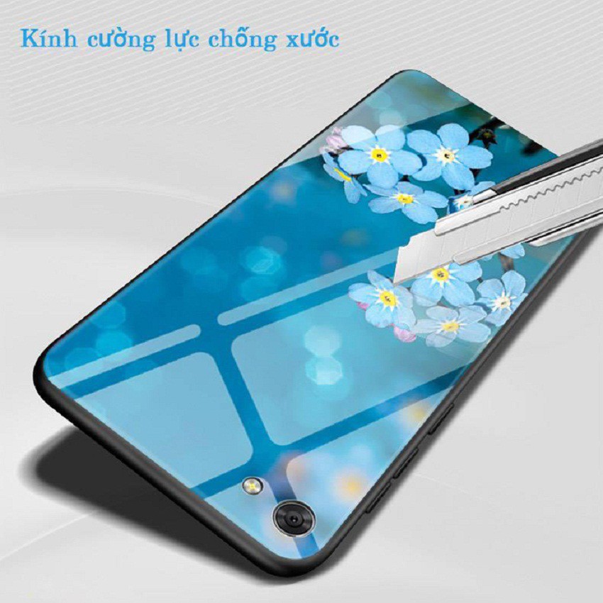 Ốp lưng K3, FREE SHIP  ốp lưng kính cường lực oppo k3 in hình 3D mặt kính 9H bền đẹp Aha Case