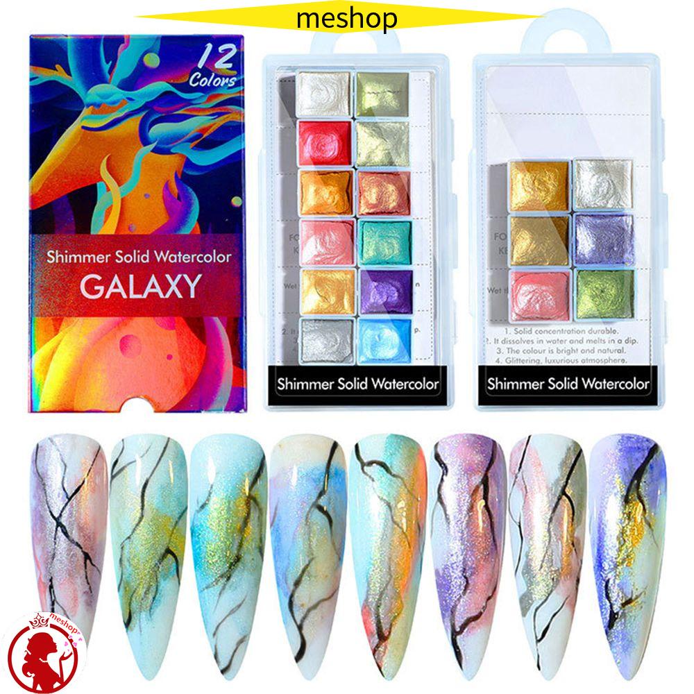 ❦Tôi❦ Bột Nhũ Ánh Ngọc Trai Lấp Lánh Trang Trí Móng Tay Nghệ Thuật