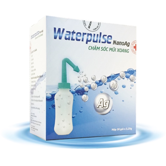 Bình rửa mũi Waterpulse nano bạc