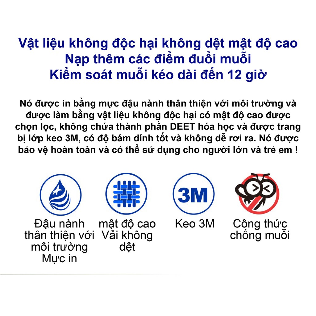 【🔥24H Giao Hàng🔥】Combo 3 gói giảm 12% - 12 miếng dán chống muỗi nhỏ-muỗi đen (trẻ sơ sinh) - Đài Loan