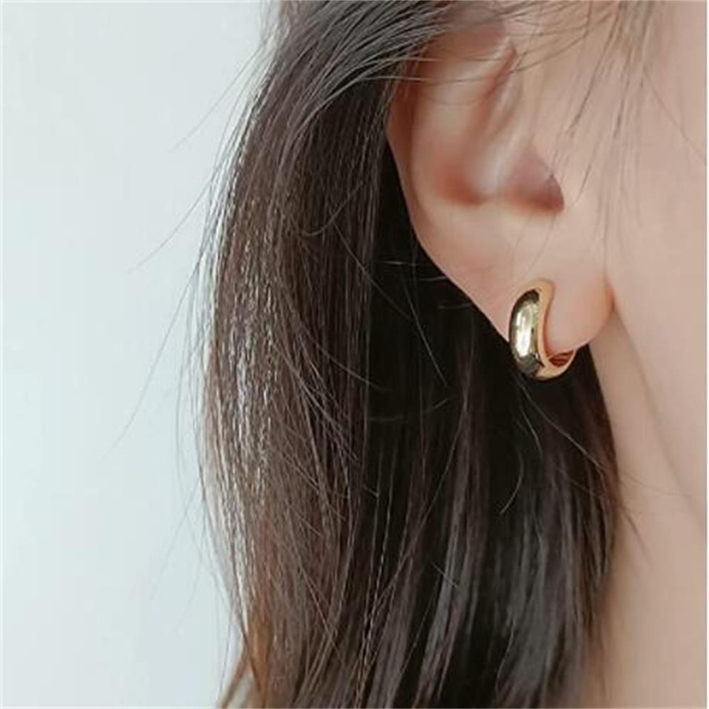 Khuyên Kẹp Vành Tai Đính Đá Khối Thời Trang