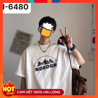 Áo Thun Tay Lỡ Unisex Freesize 🍁 Áo Phông Form Rộng Nam Nữ Freeship I6480