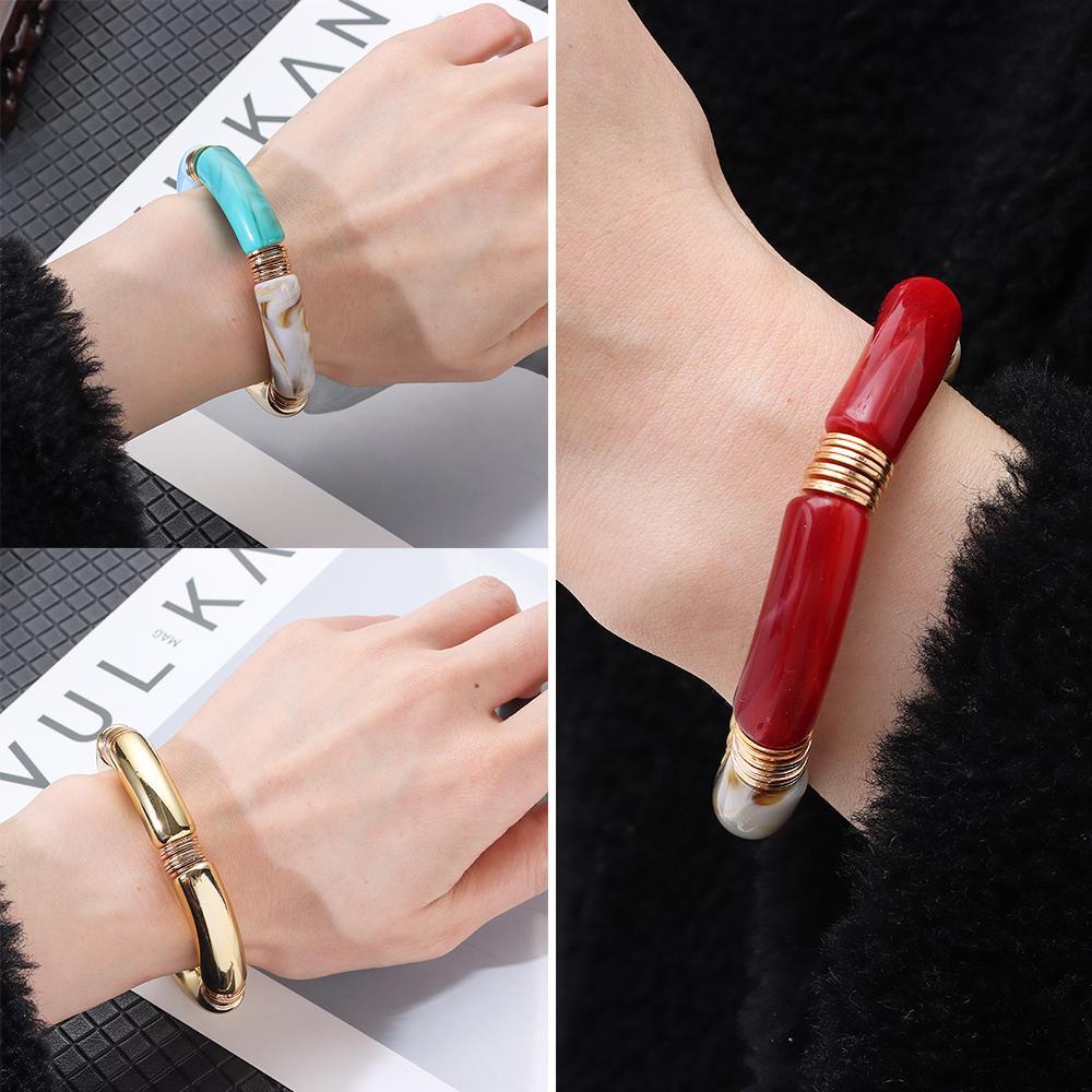 Vòng Đeo Tay Dạng Ống Tre Độc Đáo Thời Trang Cho Nữ