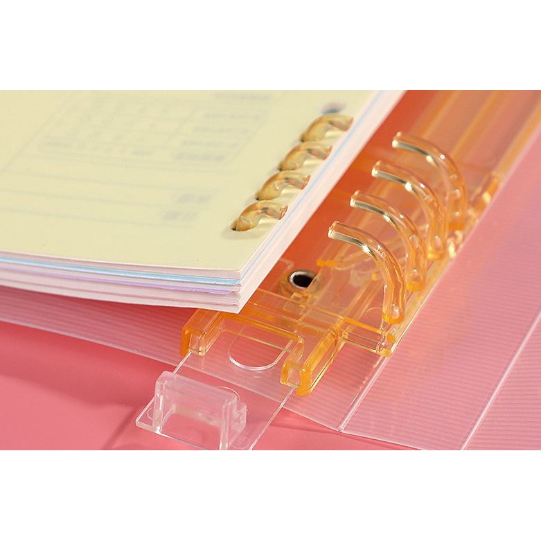 Bìa Sổ Còng A4 A5 B5 Binder Nhiều Màu Trong Suốt Ruột Giấy Refill Dụng Cụ Bullet Journal Timo VPBL2