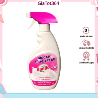Nước tẩy vết bẩn khó giặt cổ tay áo cao cấp Hando 500ml