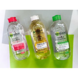 Tẩy trang Garnier Đức ( hồng - vàng - xanh)