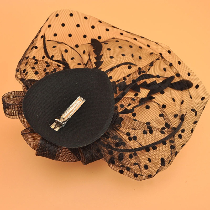 Flgo Phụ Kiện Cài Tóc Hình Lông Vũ Phong Cách Bohemian Phối Ruy Băng Lưới