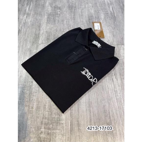 Áo Phông nam nữ - Áo thun cộc tay có cổ thêu chữ nổi bật cho nam