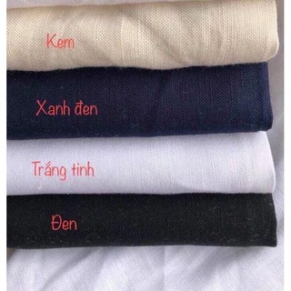 Quần linen culottes 2 lớp xoè