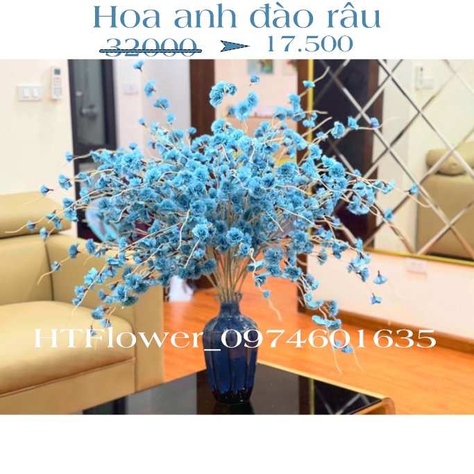 Cành Đào Giả, Cành Đào Râu 1m Trang Trí cửa hàng, đa dạng màu sắc