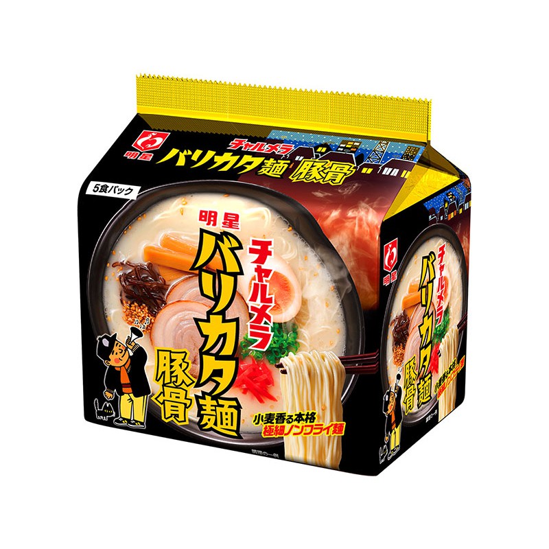 MÌ RAMEN KHÔNG CHIÊN MYOJO VỊ XƯƠNG HẦM 415G (83G X 5 GÓI) - Hachi Hachi Japan Shop