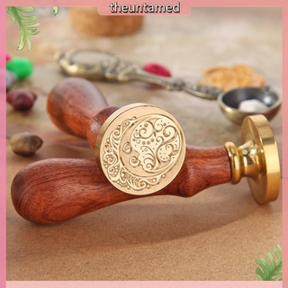 Retro Fire Painting Stamp Moon Star Patterns for Stamping Envelope Wedding