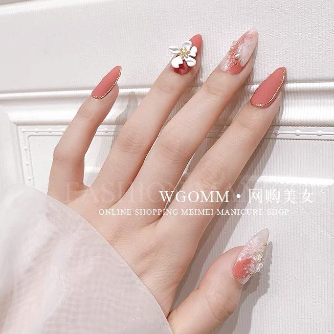 Charm Hoa 3D cao cấp trang trí móng phong cách nhật bản