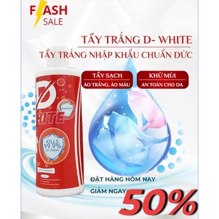 Nước tẩy trắng quần áo cao cấp D - White_ Mẹo tẩy trắng quần áo cực nhanh