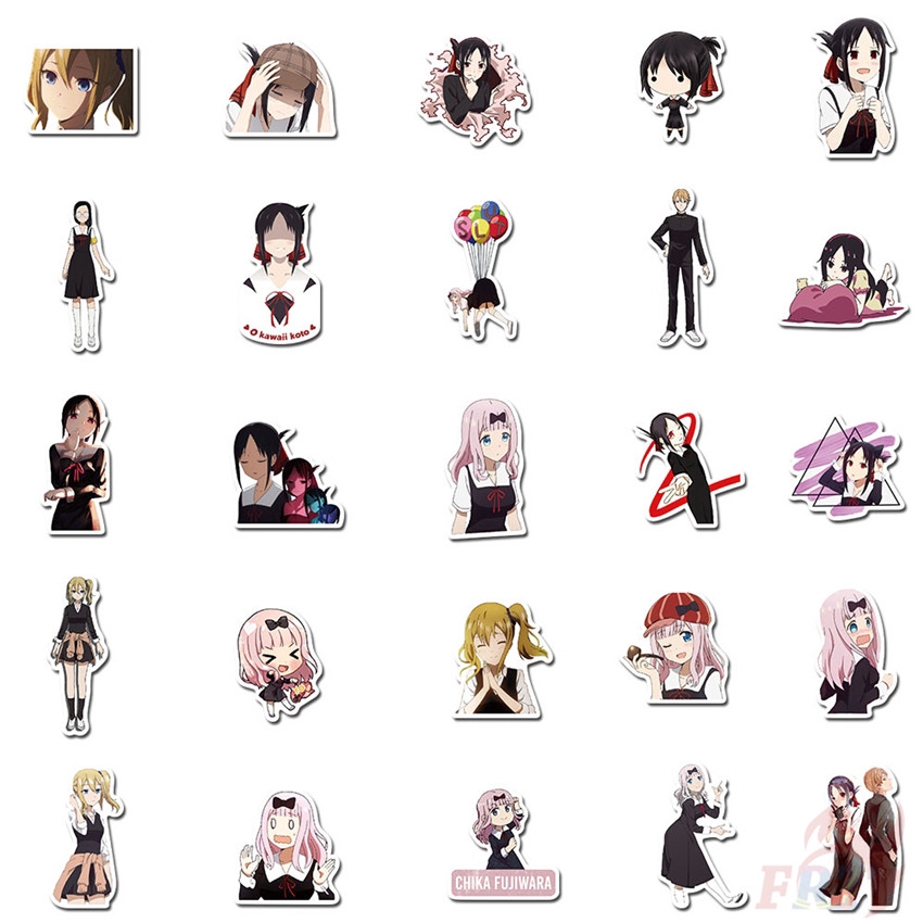 ❉ Kaguya Sama: Love Is War - Series 01 Anime Stickers ❉ 50Pcs/Set Shinomiya Kaguya DIY Fashion Decals Doodle Stickers