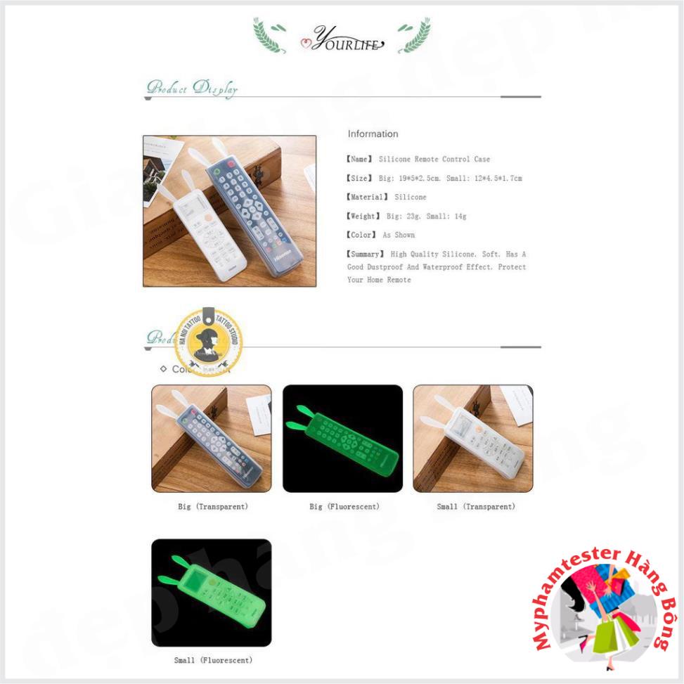Bọc điều khiển tivi điều hòa phát sáng