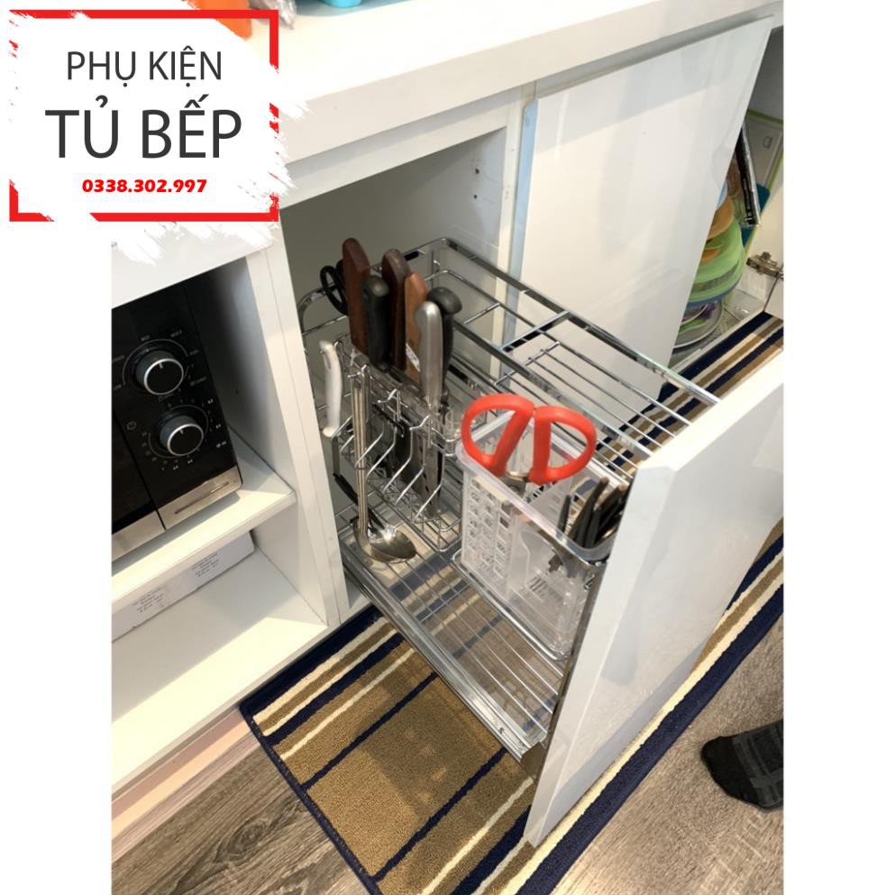 GIÁ ĐỰNG GIA VỊ & DAO THỚT INOX 304 CAO CẤP CHÍNH HÃNG - BẢO HÀNH KHÔNG HAN GỈ