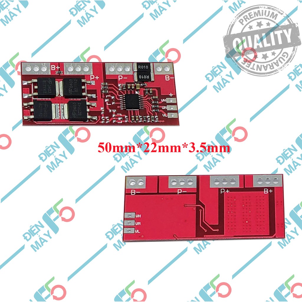 DMF5 Mạch sạc bảo vệ cell Li-ion 4S - 14v4 - 30A Mini