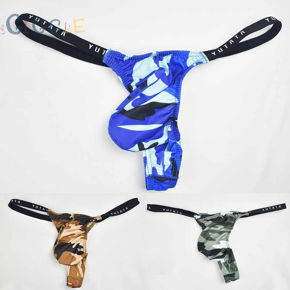 Mens Bugle Pouch Thong T-back G-string Jockstrap Bikini Underwear Underpants