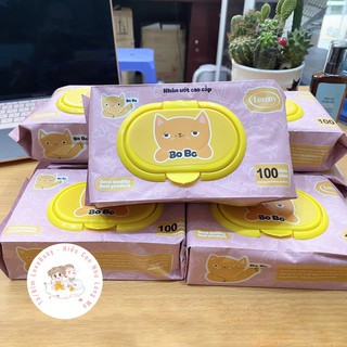 Khăn Giấy Ướt Cao Cấp BoBo Gói Siêu Lớn 100 miếng