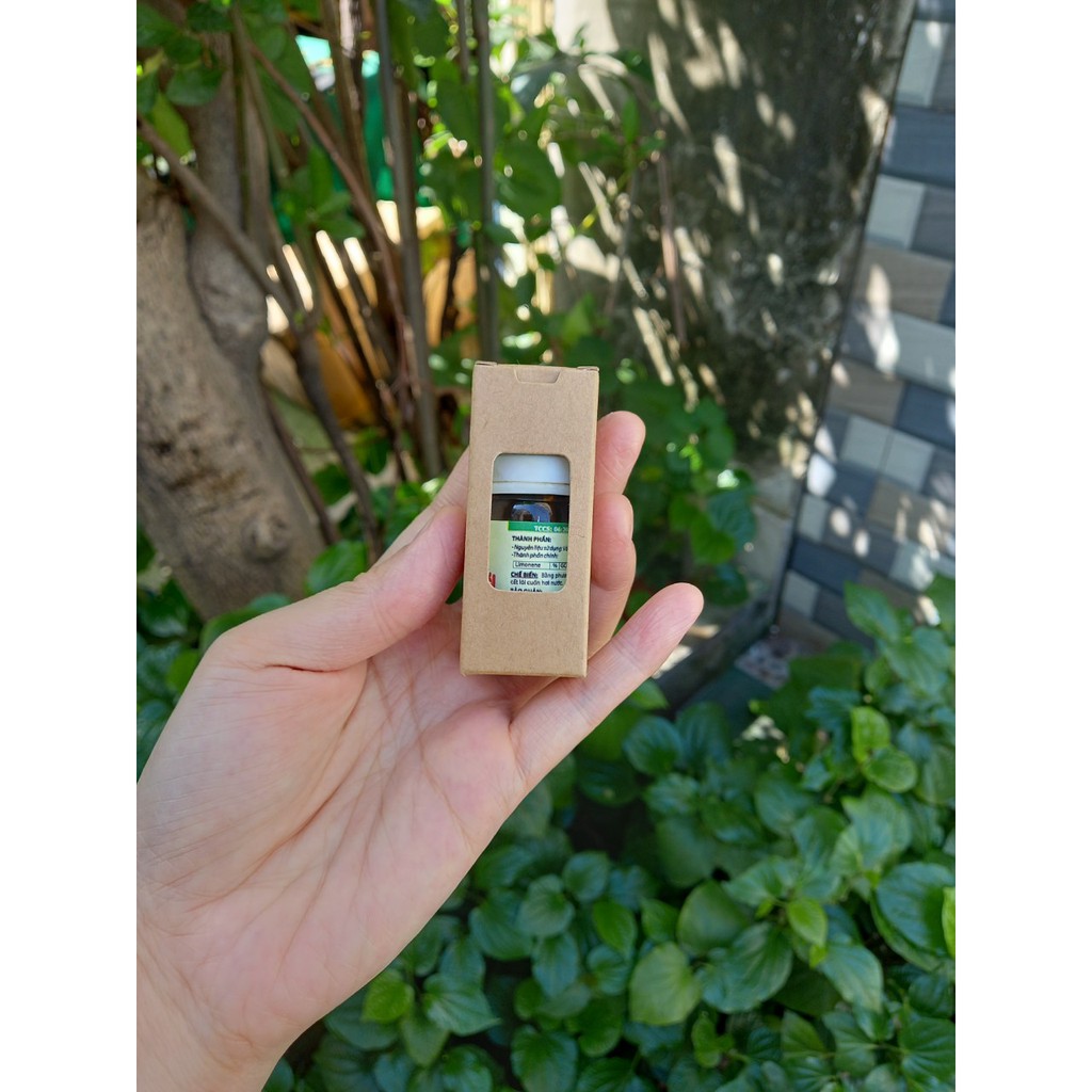 50 cái - Hộp giấy kraft đựng chai tinh dầu 10ml chai serum nước hoa chiết - Hộp số 13 Lùn