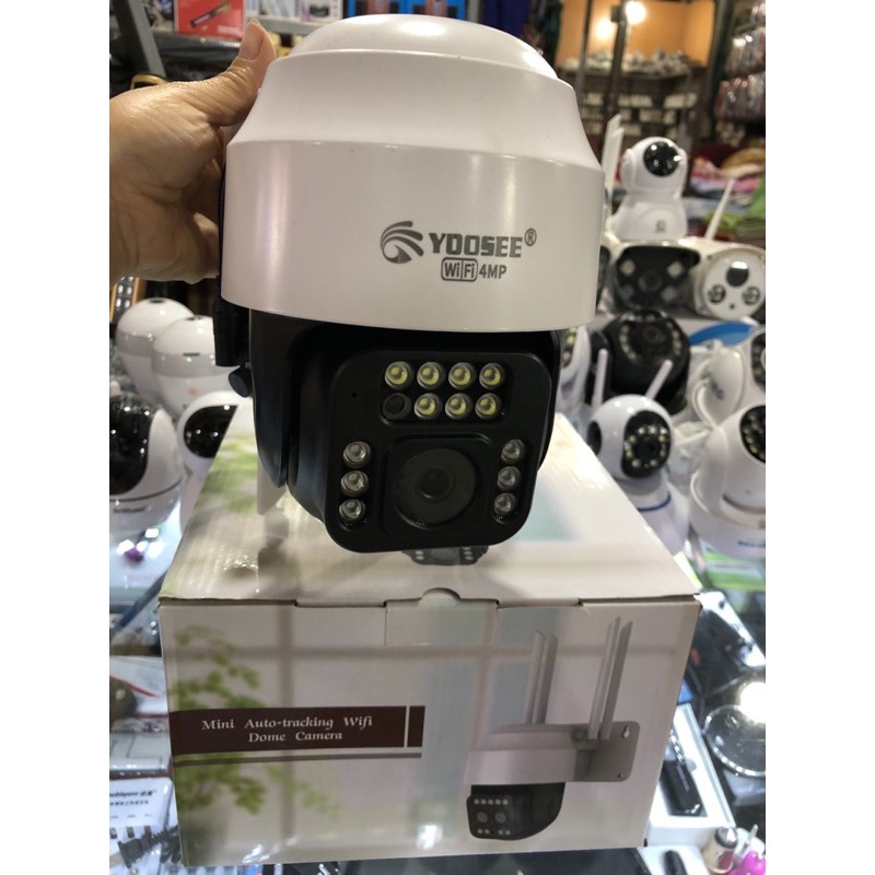 [HOT 2021]Camera IP Wifi Ngoài trời Yoosee PTZ 4Mpx 4 Râu FullHD 1080P 7 LED trợ sáng, 6LED hồng ngoại, hỗ trợ xoay 360 | BigBuy360 - bigbuy360.vn