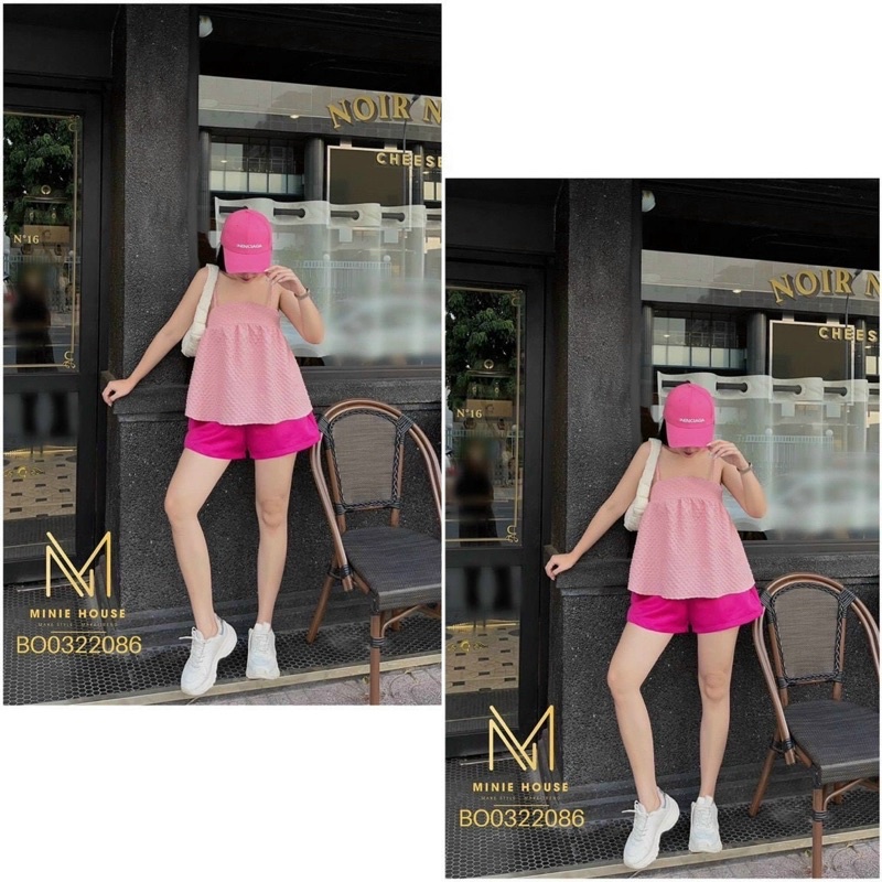 SET ÁO BBD 2 DÂY XỐP + QUẦN SHORT NHIỀU MÀU